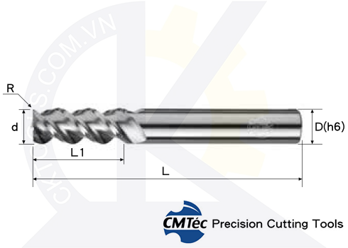 Dao phay CMTec CEXCRSHM3-CEXCRSH3, Dao phay ngón CMTéc CEXCRSHM3-CEXCRSH3