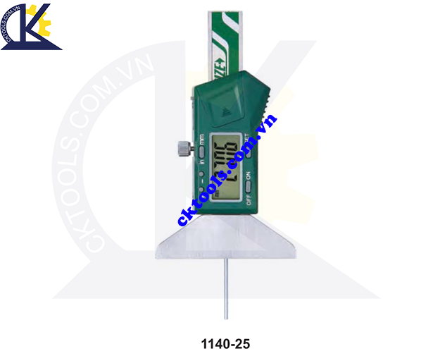 Thước đo sâu điện tử  INSIZE  1140-25 ,   MINI DIGITAL  DEPTH GAGES WITH ROUND BAR   1140-25
