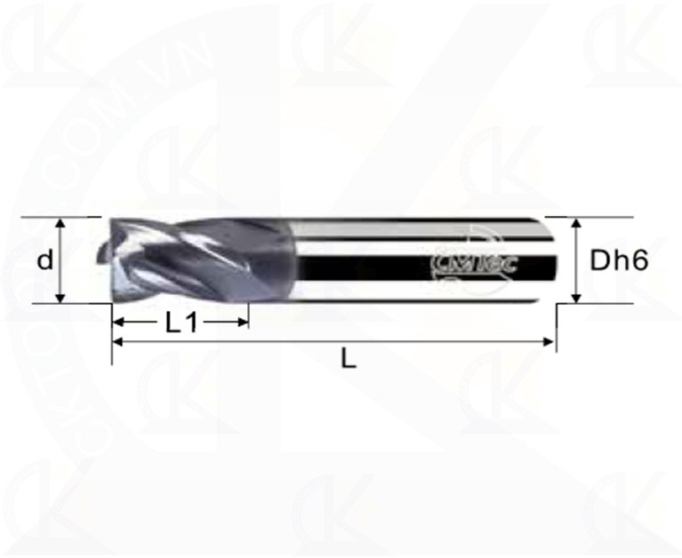 Dao nhấn lỗ bậc CMTec CLES4, Dao nhấn CMTéc CLES4
