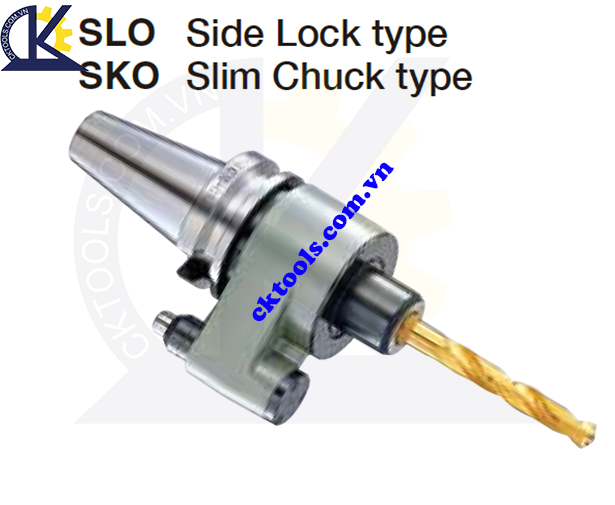 Đầu kẹp dao NIKKEN BT30-SLO-SKO, Holder  NIKKEN BT30-SLO-SKO, OIL HOLE HOLDER BT30-SLO-SKO