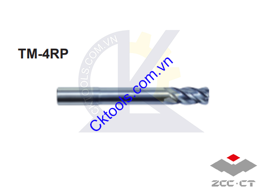 Dao phay  ZCCCT  dòng    TM-4RP-D10.0R0.5  ,  TM-4RP-D10.0R1.0    , Dao phay  ngón hợp kim   ZCC.CT    TM-4RP-D10.0R0.5  ,  TM-4RP-D10.0R1.0  
