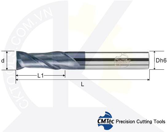 Dao phay CMTec CEI2, Dao phay thép CMTéc CEI2