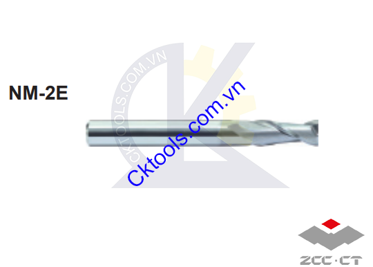 Dao phay  ZCCCT  dòng  NM-2E-D8.0 , NM-2E-D10.0 , NM-2E-D12.0 , Dao phay  ngón hợp kim   ZCC.CT   NM-2E-D8.0 , NM-2E-D10.0 , NM-2E-D12.0